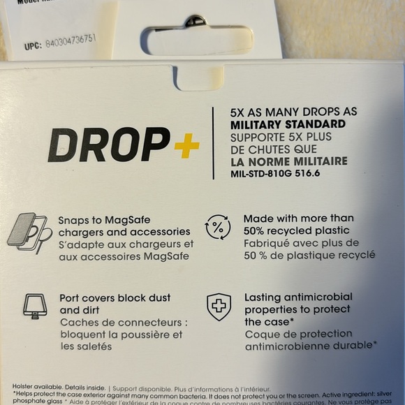 Otter Box Defender Pro XT for MagSafe 6.1”. Black and clear - Picture 5 of 5